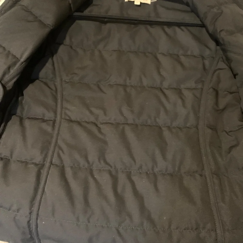 Tory Burch Black/Ivory Down Jacket sz 6
